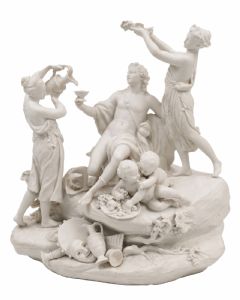 SCULTURA IN BISQUIT "SEVRES" -  FRANCIA